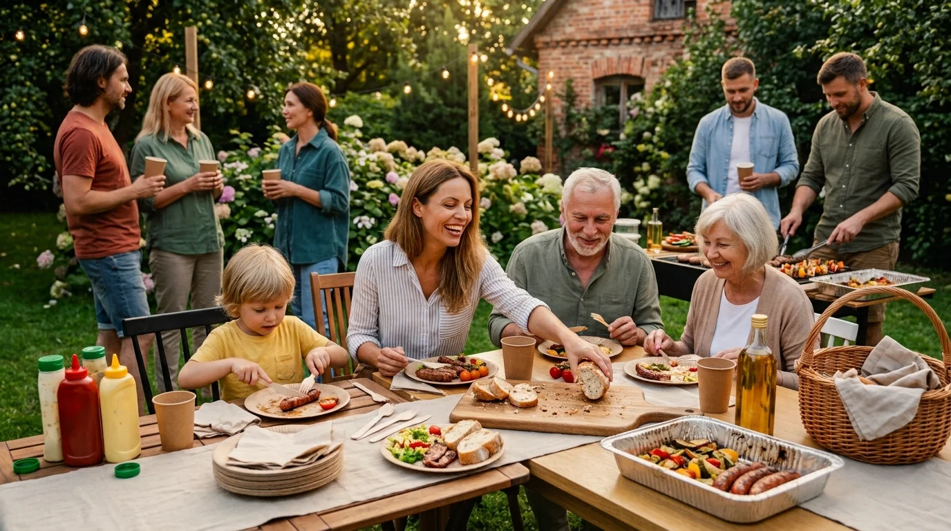 Grill i garden party bez zmywania, czyli jak dobrze przygotować imprezę w ogrodzie