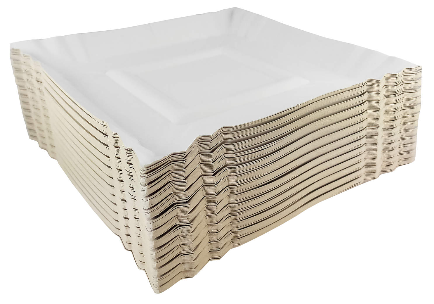 Tacki papierowe białe 23x25 cm, opakowanie 100 sztuk, do żywności