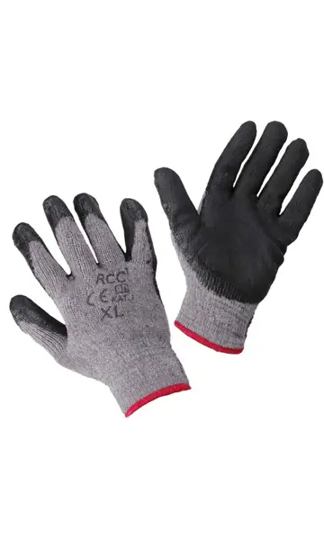 Rękawice ochronne DRAGON 1para 10/XL z dzianiny powlekane lateksem Rękawice ochronne wykonane z dzianiny poliestrowej, powlekane miękkim, odpornym na ścieranie lateksem w kolorze czarnym.
*Struktura gumy zapewnia wyśmienitą zręczność i bardzo dobrą przyczepność
*Zakończone ściągaczem
*Elastyczne, dzięki ...
