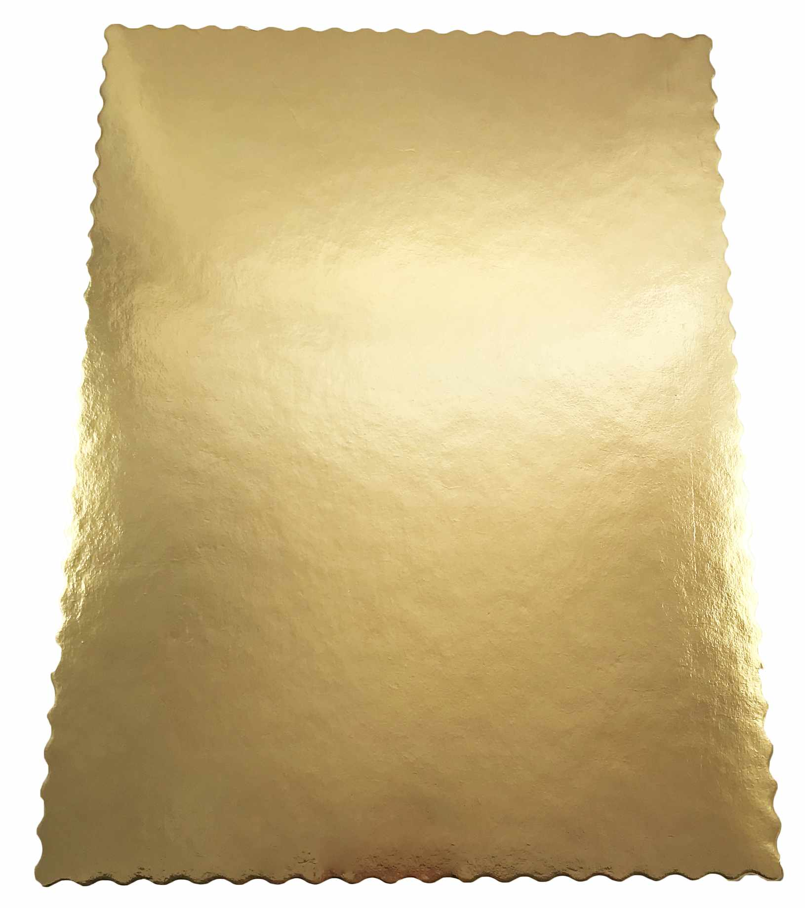 Podkładka prostokątna złota 40x50 cm karbowana pod tort i ciasta