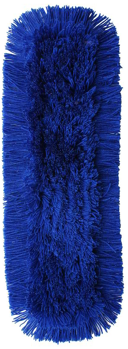 Mop płaski DUST Akryl 60 cm niebieski z włókniem akrylowym