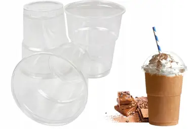 Kubek do szejków PET 200ml/78mm  50szt 200ml/250ml