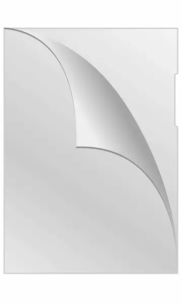 Obwoluta  A4 " L" 150\180 Mikronów