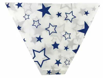 Opakowanie na FRYTKI 100g  200szt ROŻEK GAZETA 180x180mm