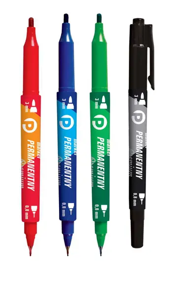 Pisak do CD/DVD Dwustronny Tetis CZARNY