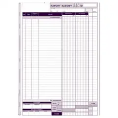 DR Raport Kasowy A 4 michalczyk Druki akcydensowe przeznaczone do wypełniania, wykorzystywane w czynnościach urzędowych, handlowych. Niezbędne w funkcjonowaniu firm, urzędów i innych jednostek zgodnie z obowiązującymi normami prawnymi.