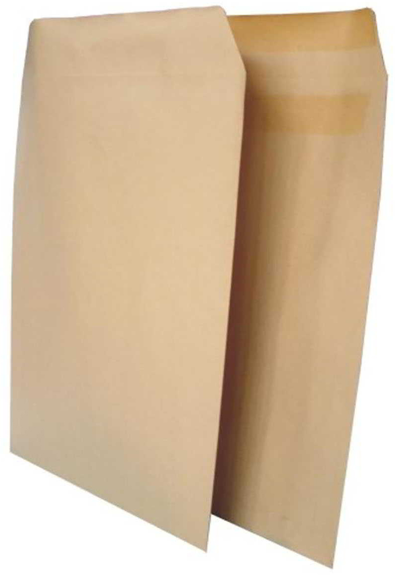 Koperta brązowa B4, rozmiar: 250x353mm, gramatura: 100g. 10 szt w opakowaniu. 250 szt w kartonie.

