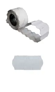 Taśma do metkownic biała 1rzęd. Fala