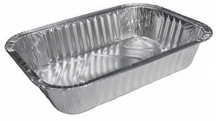Foremka aluminiowa prostokątna 210x140x38 mm 800 ml do pieczenia i pakowania wyrobów