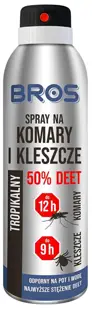 BROS na komary i kleszcze 50% DEET 180ml TROPIKALNY