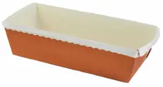 Foremka Papierowa OPTIMA 180x80x55 prostokątna ekri- jasny brąz  1szt