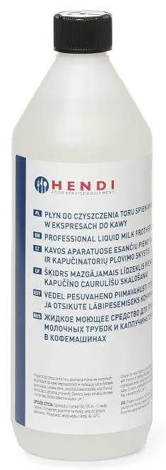 HENDI Extreme Milk Frother Cleaner 1L płyn do czyszczenia toru spieniania mleka w ekspresach do kawy