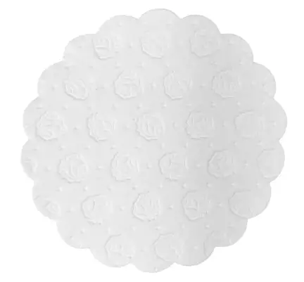 Serwetka pod filiżankę BIAŁA 500szt Srednica 9 cm.