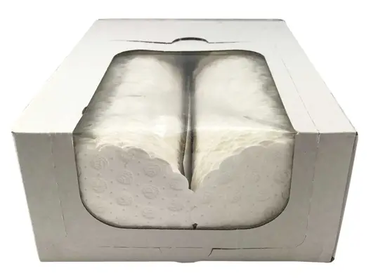 Serwetka pod filiżankę BIAŁA 500szt Srednica 9 cm. - widok alternatywny