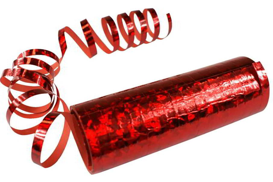 Serpentyna papierowa holograficzna, o długości: 12,5 cm.

                                                                                                                                                                                                ...