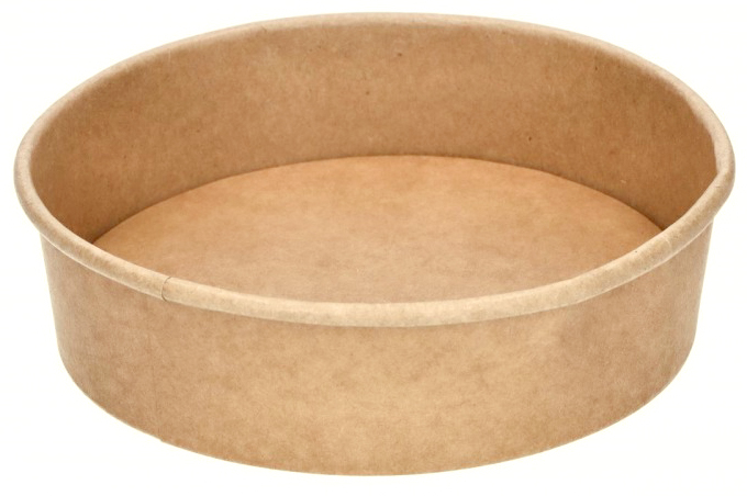 Miska papierowa Kraft (180) 850ml 50szt średnica 180mm Miska papierowa Kraft 850ml brązowa opakowanie 50 sztuk