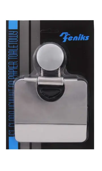 Uchwyt na papier toaletowy Clara wykonany ze stali nierdzewnej i wysokiej jakości tworzyw. Trwały, solidnie wykonany, mocowany za pomocą śrubek, które są w zestawie.

   *Wymiary: 13,5x12 cm
   *Materiał: stal chromowana / polipropylen