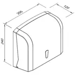 Podajnik ręcznika ZZ biały POP Podajnik ręczników ZZ POP, wykonany z plastiku ABS, cechuje atrakcyjny wygląd i staranne wykończenie. Jest bardzo łatwy w codziennym użytkowaniu.
Wyjęcie z niego jednego papierowego listka powoduje wysunięcie się kolejnego. Podajnik pozwala na kontrol...