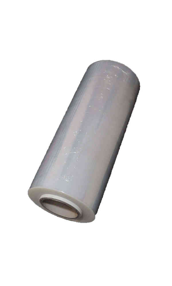 Folia PE spożywcza 40cm x 1000m w przezroczystej rolce do pakowania produktów