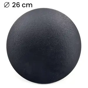 Podkładka okrągła czarna fi 26cm, 1050g