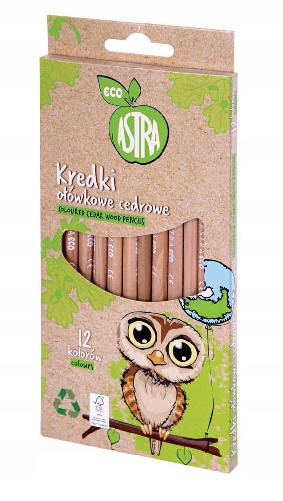 Kredki okrągłe idealnie nadają się do rysowania na dużych powierzchniach. Miękki grafit został wykonany z glinki koalinowej o wyrazistych kolorach. Opakowanie zawiera: 12 kolorów.