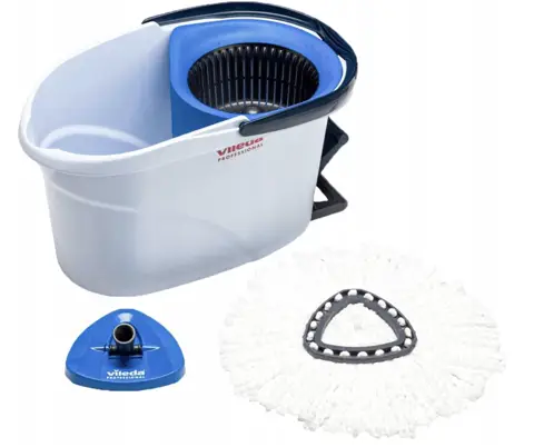 VILEDA UltraSpin Obrotowy Mop Zestaw BEZ KIJA Wiadro+uchwyt+mop wymienny
