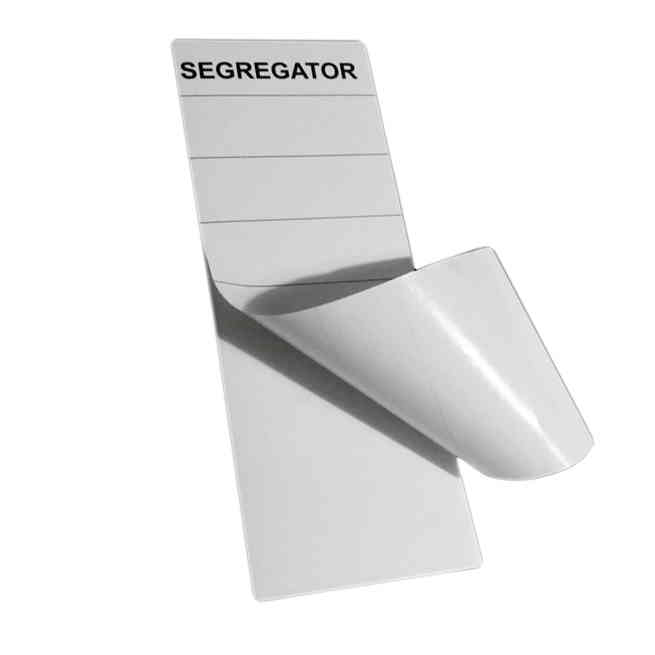 Etykiety samoprzylepne na segregator DONAU białe 54x153mm opakowanie 20 sztuk
