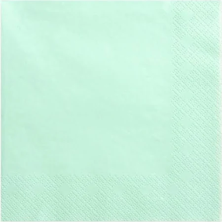 Serwetka kolorowa 33x33 cm trójwarstwowa pale green, opakowanie 20 sztuk