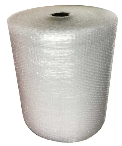 Folia pęcherzykowa 0,5m x 100mb w zwoju, przezroczysta, elastyczna do ochrony produktów.