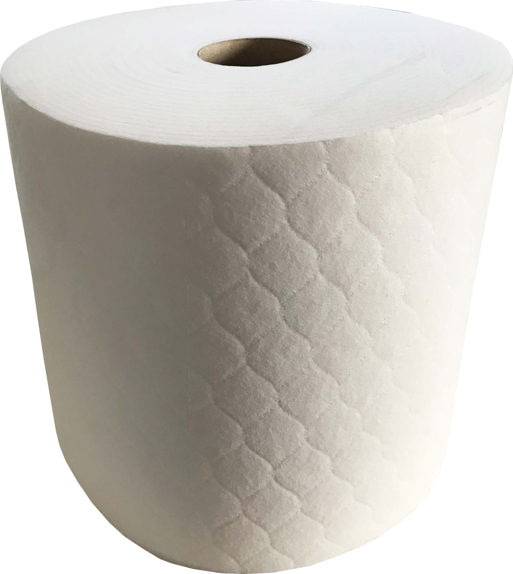 Ręcznik włóknina MEGA 100m z celulozy, biały, w rolce 100 metrów, gramatura 60g/m2.