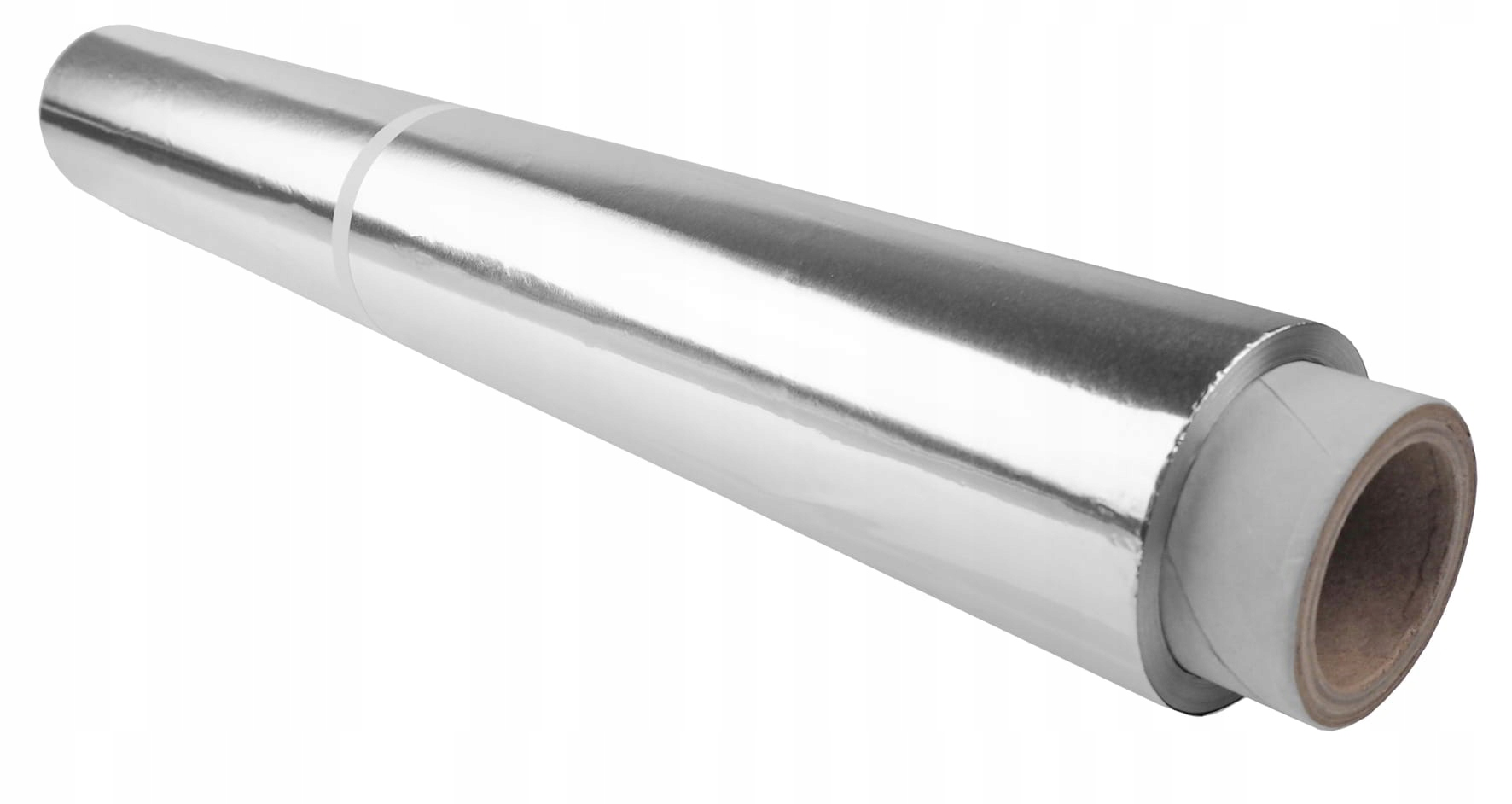 Folia aluminiowa 44cm 75m 12,5my w kartonie z ostrzem do cięcia, 1,4kg