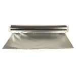Folia aluminiowa 44 cm, 75 m, 12,5 μm grubości w kartonie z ostrzem do cięcia, 1,4 kg