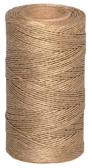 Sznurek dratwa szara 10dkg. nici lniane 120mb Sznurek dratwa lniany szary 100g 120mb, naturalny kolor beżowo-szary, skręcany na cewce.