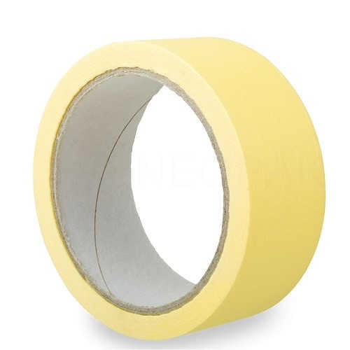 Taśma malarska maskująca 48mm x 25m żółta na rolce.