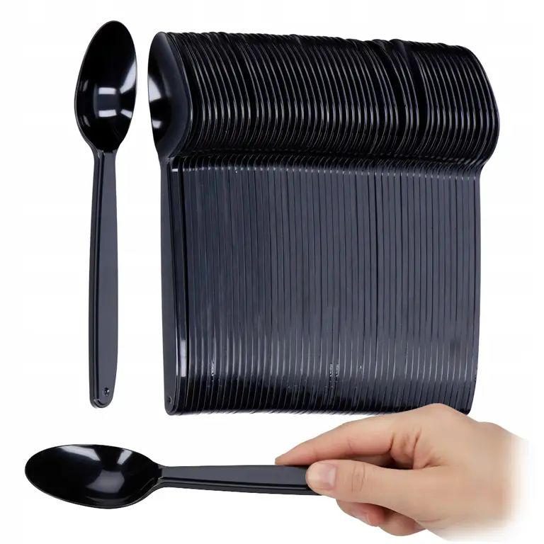 Łyżeczka SUPERIOR CZARNA 12,5cm 50szt