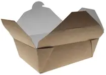 Lunch box, pudełko papierowe na wynos zamykane jest wygodnym i praktycznym rozwiązaniem pakowania przekąsek na wynos. Jest szeroko stosowane w bistro, food trucku, barze i wszędzie tam gdzie serwowane są przekąski na wynos typu frytki, nuggetsy, burger...