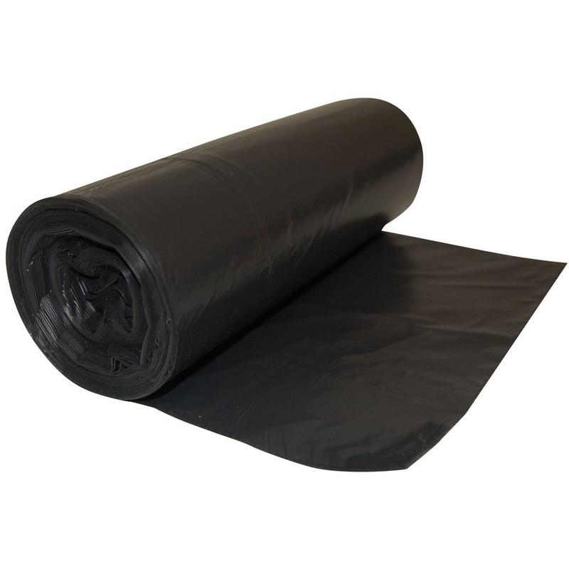 Worki na śmieci LD 35L czarne 50 sztuk w rolce z folii LDPE