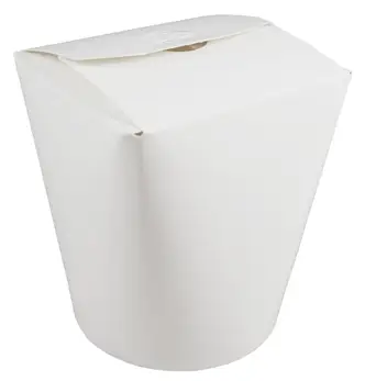 Pudełko papier. FOOD BOX  750 ml  50szt Asia box Biały