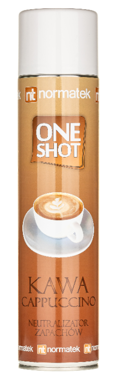 Odświeżacz NORMATEK ONE SHOT KAWA CAPPUCCINO 600ml neutralizator zapachów