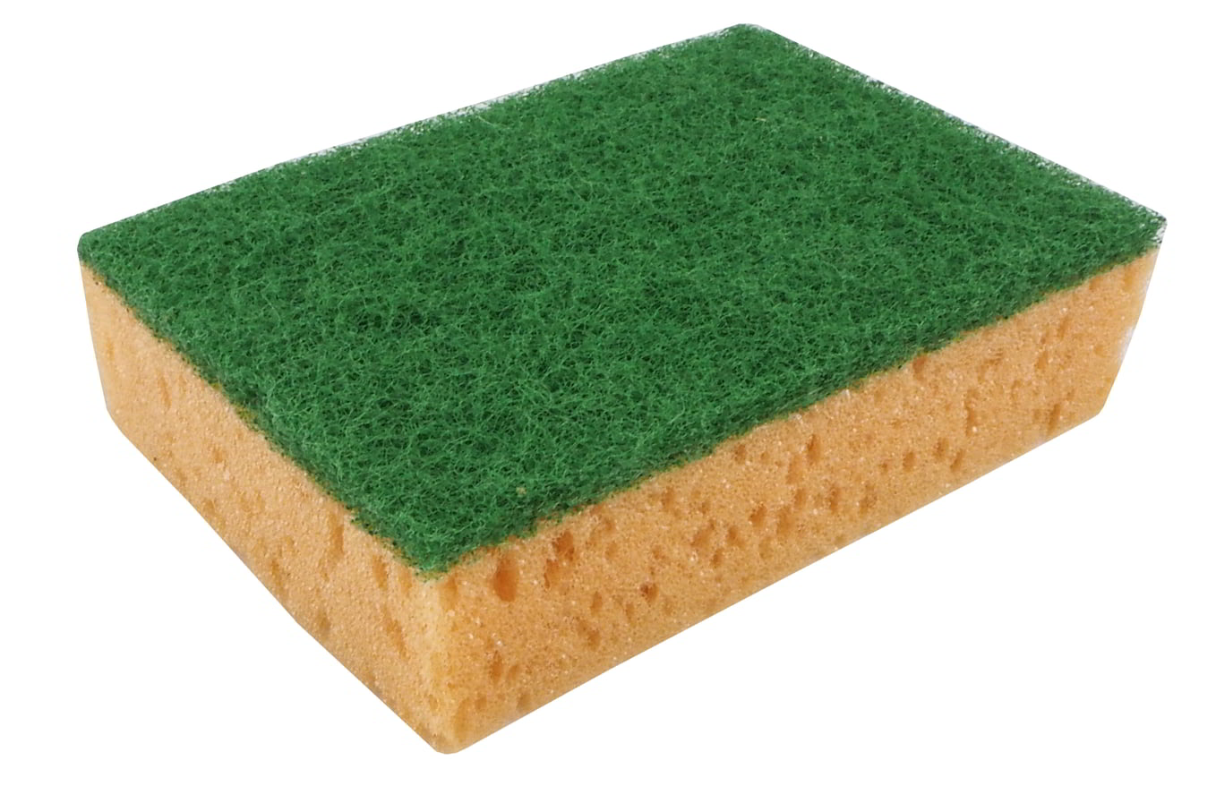 Dwuwarstwowa gąbka gospodarcza, przeznaczona do mycia bardzo zabrudzonych powierzchni. Wykonana z produktów o wysokiej jakości.

Wymiary: 9 cm x 13 cm