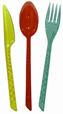 PARTY COLOURS Łyżka kolor mix  12szt