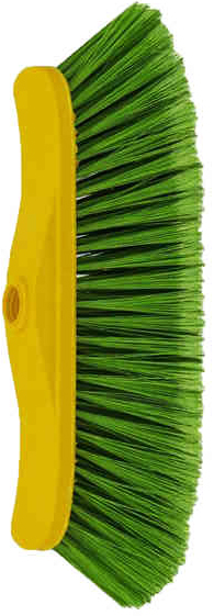 Szczotka zamiatacz plast/pcv LUX Oprawa plastikowa solidnie wykonana z pełnego plastiku PPN. Oprawa posiada gwint wewnętrzny na kij o średnicy 22mm. Zastosowane włosie to PVC o średnicy: 0,18-0,25mm.