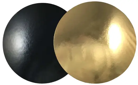 Podkładka  ZŁOTA / CZARNA  fi 26cm  1szt 2400g