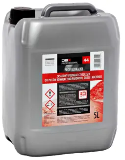 JAX Płyn do pieców Zasadowy 44 5L Czyszczenie pieców konwekcyjno-parowych, grilli, kuchenek Wysokoalkaliczny środek do intensywnego czyszczenia pieców konwekcyjno - parowych, grilli i kuchenek. Skutecznie usuwa przypalony tłuszcz, pozostałości grillowania oraz nalot na szybach pieców konwekcyjno-parowych i kominków.
Preparat przeznaczony do ...