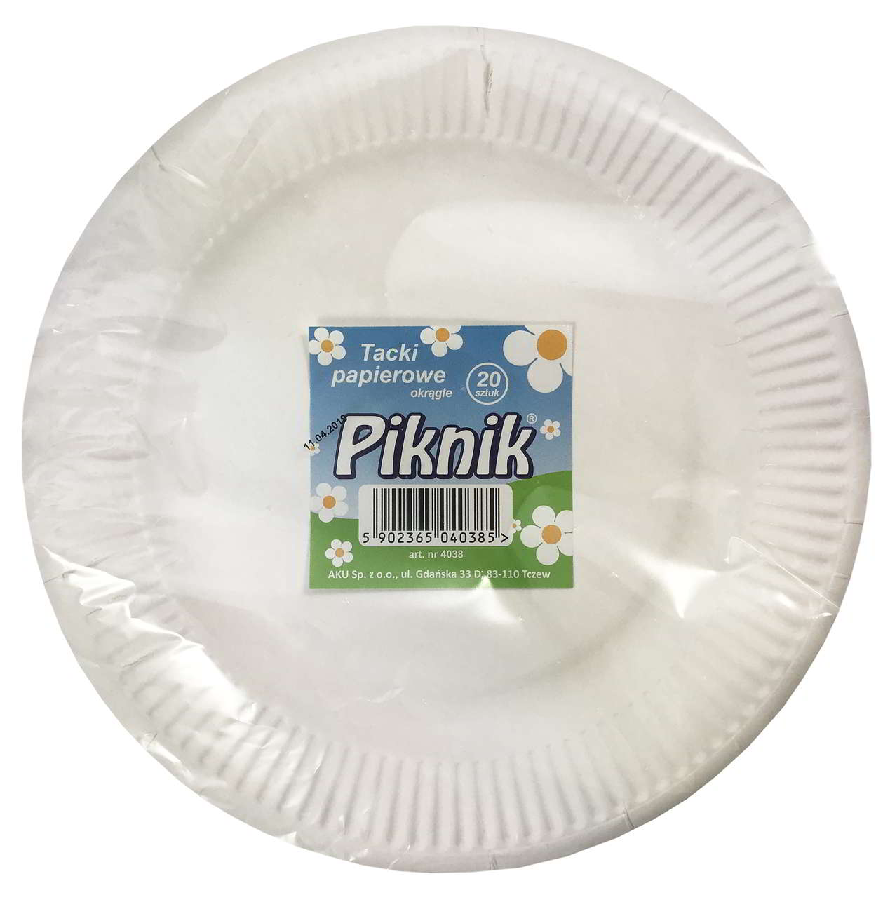 Klasyczny talerz papierowy o średnicy 21cm do podawania dań zimnych i gorących, doskonale nadaje się dla małej gastronomii.  Opakowanie zawiera: 12 szt.