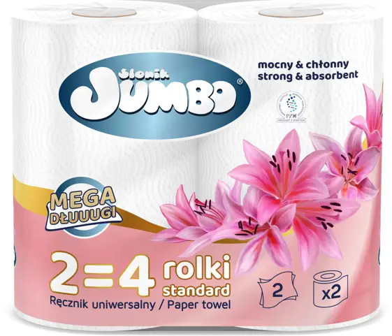 Ręcznik Kuchenny 2 szt SŁONIK JUMBO 2=40,38 KG 2 warstwowy