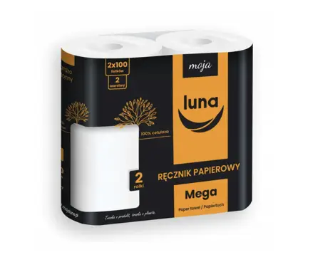 Ręcznik Kuchenny 2 szt Moja Luna 100 listków 2 warstwowy