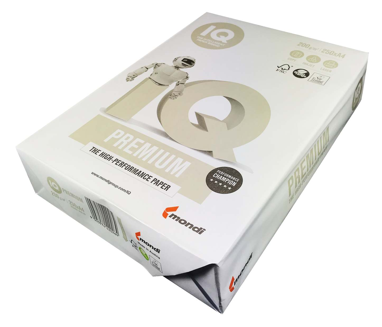 Papier Xero,  (210x297mm), w rozmiarze: A4, gramatura: 200g. Opakowanie zawiera 250 arkuszy.

