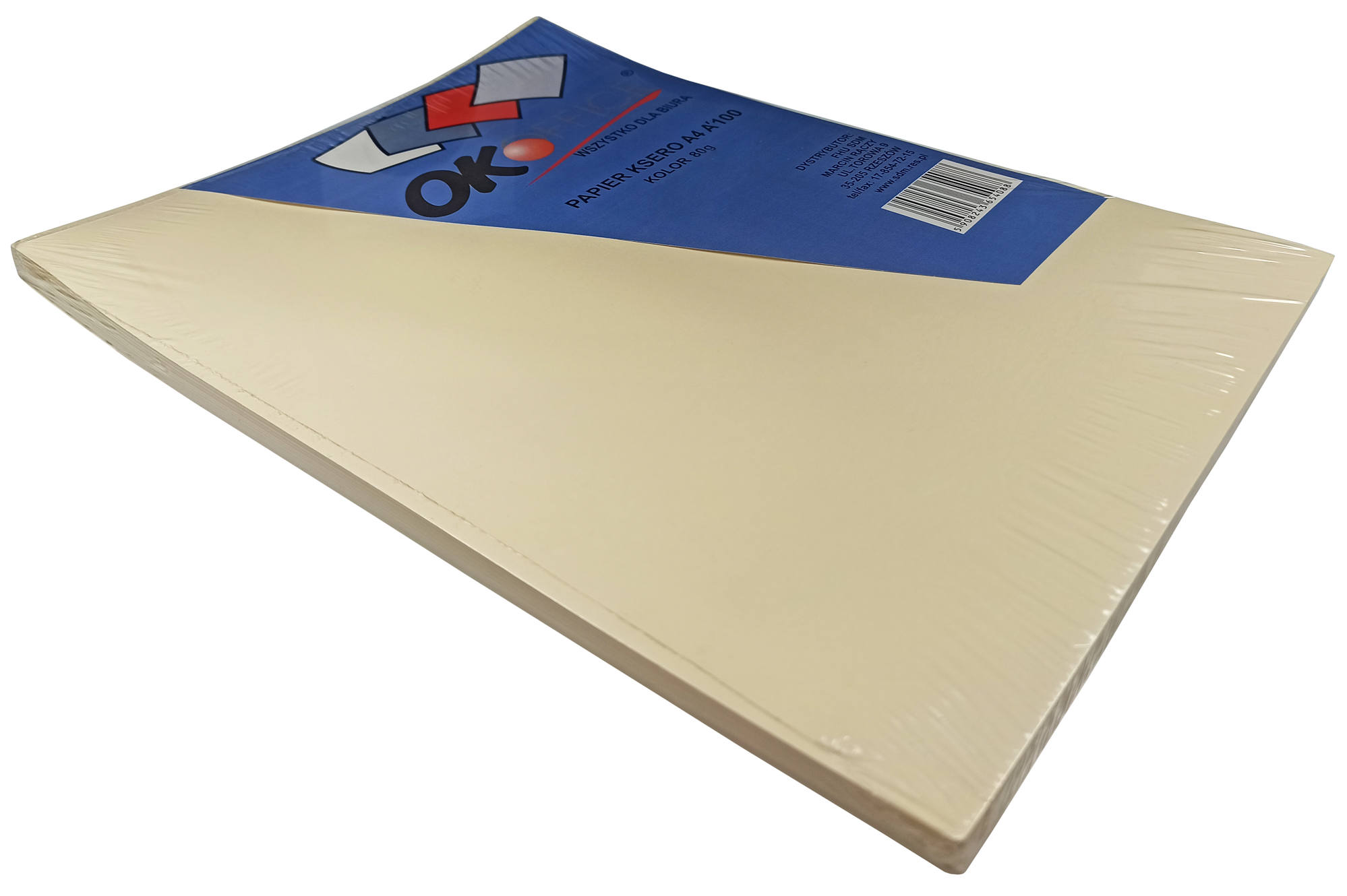 Kolorowy papier do drukarki. Mix kolorów. Wymiary: (210x297mm). Format: A4, gramatura: 80g. Opakowanie zawiera 100 arkuszy.

