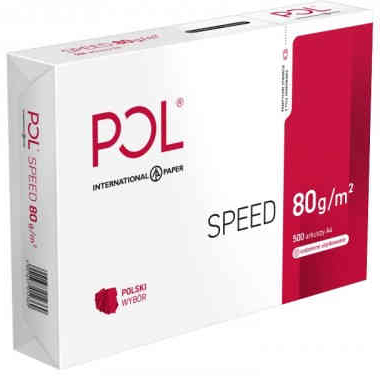 Papier xero A4 80 GR kl.C POLSPEED500kar Papier przeznaczony do codziennego użytku, zapewnia bezawaryjne i szybkie drukowanie, oraz wierne kopiowanie dokumentów czarno-białych. Format: A4, gramatura: 80g. Przeznaczony do wysokonakładowych kopiarek i drukarek. Opakowanie zawiera 500 arkuszy.